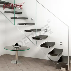 Yeni merdiven tasarımları/ahşap sırt çelik merdiven bilgi