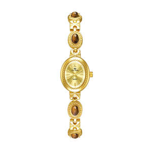 Montre à quartz pour femme Bee Sister, bracelet en acier inoxydable, design simple et luxueux, résistante à l'eau, chronographe, cadeau - Product Image 6