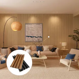 2024 Wpc Wall Panel Interior Style Beautification PVC Wall Wooden Panel