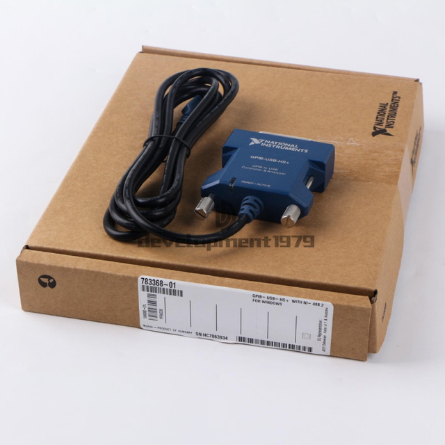 Plc ONE New NI GPIB-USB-HS+ 783368-01 GPIB USB Cable for Hi-Speed USB and Analyzer Bulk Supply