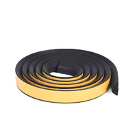 Bande adhésive EPDM jaune, bande d'étanchéité en mousse de caoutchouc adhésive EPDM à cellules fermées, service de découpe, dimensions personnalisables.