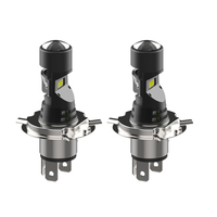 Ampoule LED pour moto H4 avec lentille de projecteur compacte 40W compatible Canbus 3000 lumens Vente en gros directe d'usine H6 P45T P15D