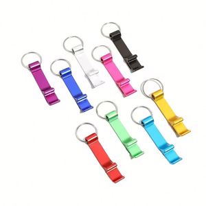 Llavero Abridor de Botellas de Cerveza Rectangular de Aleación de Aluminio al por Mayor con Impresión UV, Estilo Moderno, Logotipo Personalizado, Regalo Promocional - Product Image 1