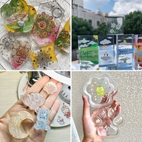 Résine époxy transparente à haute viscosité 2:1, colle AB, idéale pour l'artisanat, les bijoux, les coques de téléphone et les cendriers.