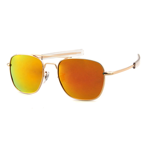 <span class=keywords><strong>Occhiali</strong></span> da Sole da Uomo di Design alla Moda, Stile Aviatore, con Doppio Ponte in Metallo, Vintage e Trendy, Polarizzati - Product Image 3