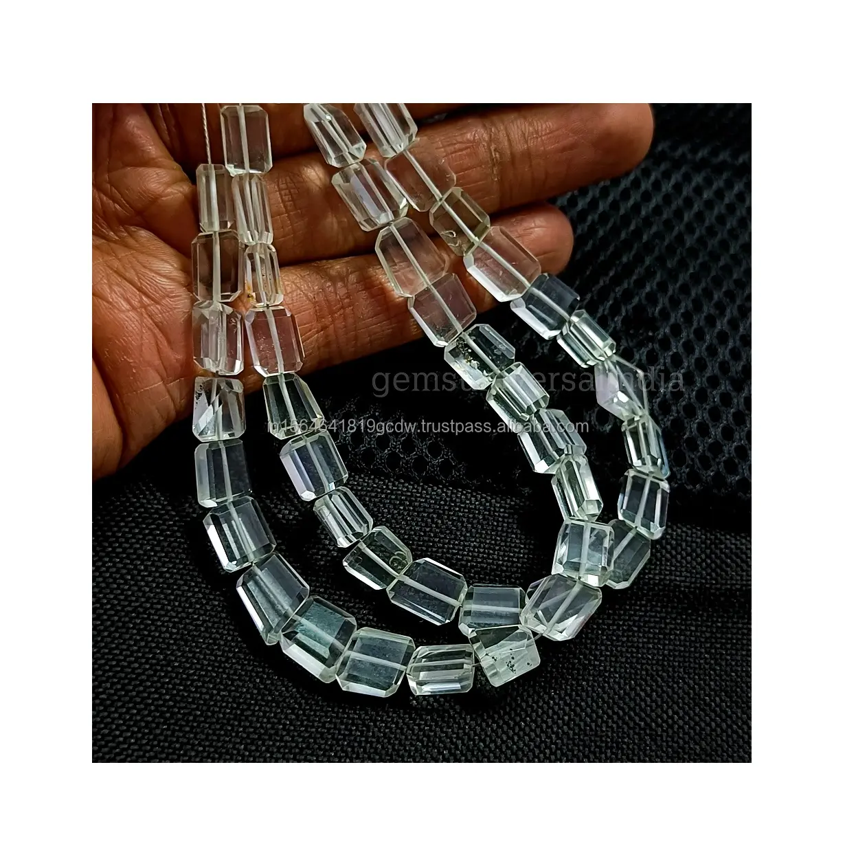 Natural Crystal Quartz Faceted Nugget Beads para Jóias Fazendo 8x6-11x8mm Pedra Beads Disponíveis a Preço de Atacado