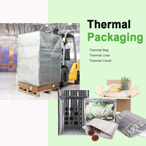 Sobres térmicos de papel de aluminio Bolsa refrigeradora Mailers aislados para envío en frío - Product Image 2