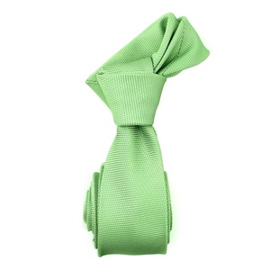 China Wholesale Custom Necktie Classic Slim Skinny 100% Silk Woven Men Solid Color Plain Prasinous <strong>Sage</strong> <strong>Green</strong> Silk <strong>Tie</strong> for Men - Product Image 3