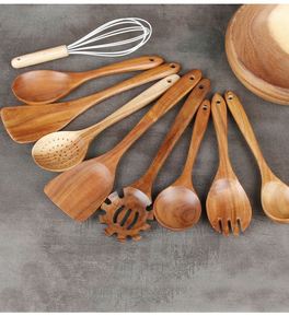 Mini Juego de Cubiertos Desechables de Madera con Cuchara y Tenedor, Cucharas de Madera con Logotipo Personalizado para Cocinar - Product Image 5