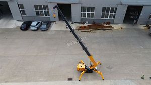 รถเครนแมงมุมเคลื่อนที่คุณภาพสูง 3 ตัน 5 ตัน 6 ตัน 10 ตัน บูมยกแบบยืดหดได้ 360 องศา รถตีนตะขาบไฮดรอลิก เครนดีเซลสำหรับยกของ - Product Image 4