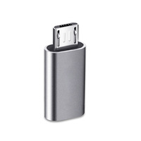 Convertisseur de connecteur d'adaptateur de données de téléphone portable de type C femelle vers Micro USB mâle pour Samsung Xiaomi Huawei