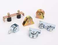 Rouleau de porte coulissante 50mm 60mm 80mm 100mm avec support externe Y U V Groove Roues de porte coulissante