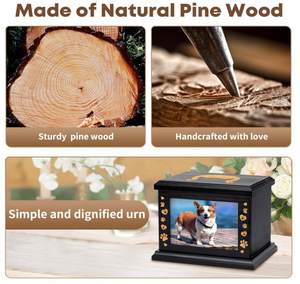 <span class=keywords><strong>Modern</strong></span> <span class=keywords><strong>Pet</strong></span> Urns külleri için el-oyma anıt kül durumda-özel <span class=keywords><strong>Pet</strong></span> portre hatıra kutusu ile kremasyon çömleği Funerary çekmeceler - Product Image 3