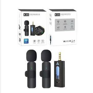 Universal Wireless Lapel Microphone Type C 3.5mm Jack Mini Clip Mic for iPhone Android Camera Computer Recording - Product Image 1