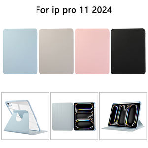 Funda protectora para tableta magnética fuerte de cuero PU para iPad <span class=keywords><strong>Pro</strong></span> 11 pulgadas <span class=keywords><strong>M4</strong></span> Mini 6 <span class=keywords><strong>8</strong></span>,3 pulgadas 2021 2022 2023 2024 para iPad <span class=keywords><strong>Pro</strong></span> 7 <span class=keywords><strong>8</strong></span> - Product Image 2