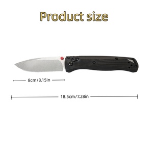 มีดพับ Benchmade 535 Bugout ลดราคาพิเศษ, เหล็ก M390 ด้ามไนลอนไฟเบอร์, จัดส่งเร็วจากสหรัฐอเมริกา มีดพกพา EDC - Product Image 6