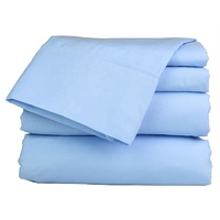 Tissu de literie 100% coton 40s en satin blanc en rouleau, tissu Extra large