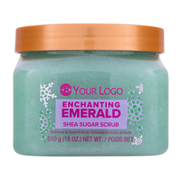 Gommage blanchissant pour le visage Marque privée Fruits Carotte Noix de coco Lagon bleu Curcuma Vitamine C Gommage exfoliant pour le visage et le corps
