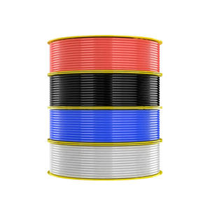 Tubería Rígida de PU de 6 mm, 8 mm, 10 mm, Resistente a Altas Temperaturas, Negra, Transparente, Grado de Extrusión, Redonda - Product Image 1