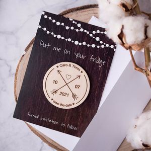Ensemble de cartes personnalisées en bois à motif floral – Cadeau de remerciement pour invités d'anniversaire, souvenir de mariage - Product Image 4