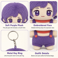 Jouets en peluche personnalisés 10 cm, mignons porte-clés en peluche en coton, figurines d'idoles Kpop personnalisées, porte-clés en peluche avec rembourrage en coton PP