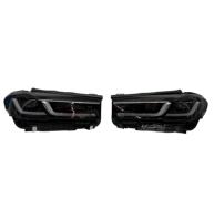 Pour BMW Série 5 G30 Berline, 525i 530i 540i M550i M5, Version Shadow Line, Ensemble de phares à LED, Ensemble de feux de jour
