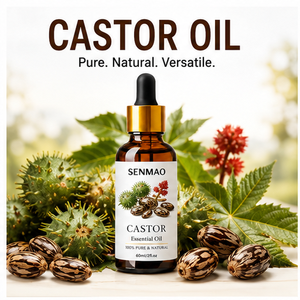 Olio di Ricino Biologico all'Ingrosso, 100% Puro e Naturale, Pressato a Freddo, Olio Vettore per Cura dei Capelli e Produzione Cosmetica - Product Image 1