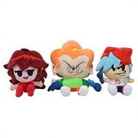 En stock, Nouveauté transfrontalière, Peluches FNF Nene Pico Darnell en coton PP, Poupées en peluche Five Nights at Freddy's/FNAF