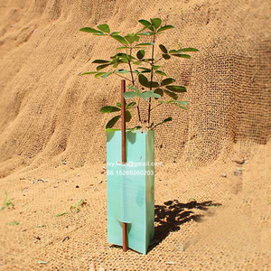 Triangolo in plastica Coreflute saldati e assemblati protezioni per alberi/ripari per alberi/protettore per piante alto 450mm, dimensioni personalizzate disponibili - Product Image 3