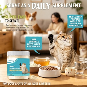 Poudre de Bouillon d'Os Naturel OEM/ODM pour Chiens et Chats : Soin des Articulations, Soutien Immunitaire, Collagène à Absorption Rapide, Santé Digestive - Product Image 5
