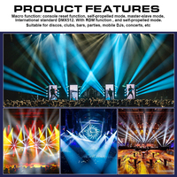 Marslite Beam 500W LED Moving Head DJ-Licht Sharpy Equipment 3-in-1 BSW Beam Spot Wash CTO CMY Moving Head Licht LED Bühnenlicht