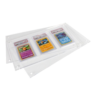 Precio de fábrica: Soporte de exhibición de acrílico transparente para tarjetas de béisbol coleccionables y tarjetas clasificadas en formato slab - Product Image 5