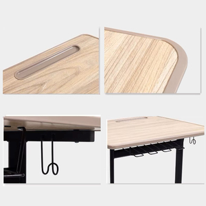 Ensemble de bureau et chaise pour étudiants en bois et métal de haute qualité pour l'étude à domicile et à l'école avec des meubles pour enfants - Product Image 6