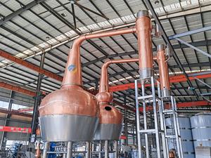 ZJ 1000L + 700л, красная медь, двойная кастрюля, односолодовый виски, оборудование для дистилляции пива, автоматический дистиллятор - Product Image 2