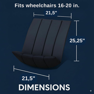 Wheelchair Leg <b>Pads</b> 16-20 Inch Memory Foam Anti <b>Scratch</b> And Pinch Protection For Manual Wheelchair Accessories - Product Image 2