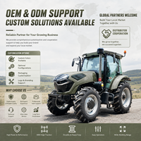 Tracteur 4x4 FULCORE avec support OEM/ODM, roues réglables en option, utilisation polyvalente pour la préparation des terres