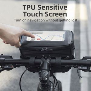 Bolsa Impermeable para Manillar de Bicicleta o Motocicleta ROCKBROS, con Pantalla Táctil para Teléfono, Fabricada por Fábrica con Certificación BSCI - Product Image 3