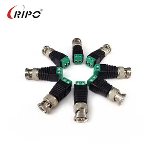 Adaptador BNC macho/hembra compatible con RoHS-Conector de barril de terminal de tornillo, para sistemas de monitor de CCTV comercial - Product Image 1