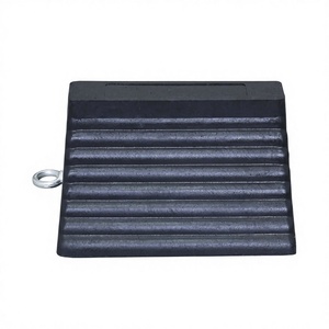 Wesure Safety Car Wheel <b>Chock</b> 250x200x150mm Rubber Black Portable Water Resistant Parking Curbs - Product Image 1