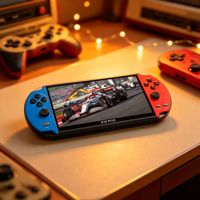 Console de jeu portable X12 Plus MP5 7 pouces 16 Go rechargeable 128 bits rétro classique X7 Plus