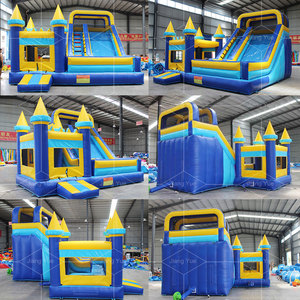 热卖城堡派对充气弹跳房滑动弹跳架商用充气城堡弹跳房儿童 - Product Image 3