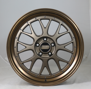 Cerchi in Lega di Alluminio Flow Formed da 19 Pollici 5x112 per Audi - Nuovo Design Multirazza Nero e Grigio Canna di Fucile - Product Image 1