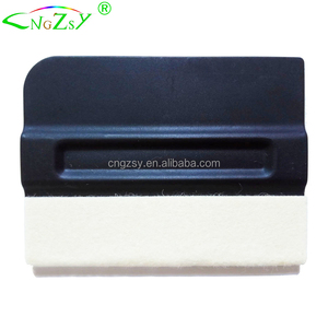 Espátula de Vinilo para Coche con Borde de Fieltro de Lana, Raspador de Plástico, Herramienta Aplicadora de Calcomanías - Product Image 4