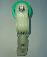 Roue en nylon de haute qualité T-rail transformation de volaille abattage de poulet support suspendu poulie chariot de convoyeur aérien