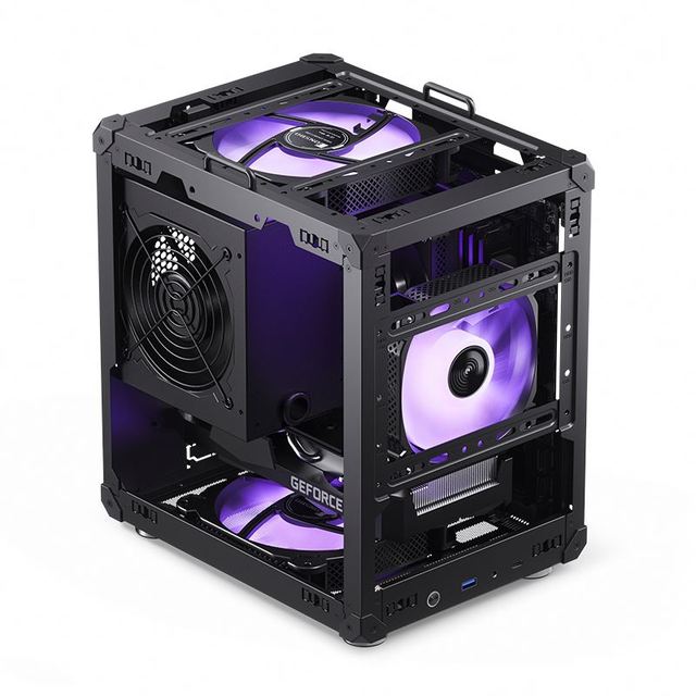 New JONS-BO C6 Handle Black Computer Case for PC case M ATX