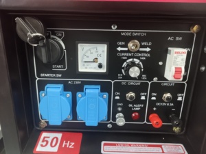 เครื่องเชื่อมไฟฟ้าแบบเงียบ ZELDA 5KW ระบบสตาร์ทแบตเตอรี่ 32A แรงดันไฟฟ้า 220V ความถี่ 50Hz เครื่องเชื่อมไฟฟ้ารุ่นใหม่ - Product Image 4