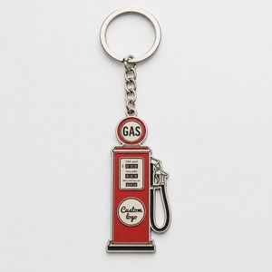 Llaveros Personalizados al por Mayor con Diseño de Letreros de Gasolina, Logotipos de Gasolineras, Souvenirs Promocionales, Llaveros para Viajeros - Product Image 2