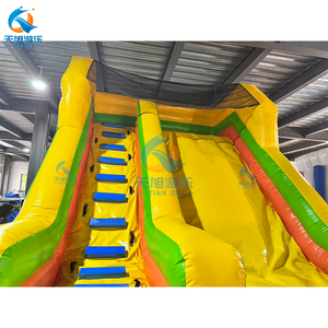 20ft thương mại PVC trẻ em bơm hơi khô ướt trượt <span class=keywords><strong>Trampoline</strong></span> trượt ngoài trời sân sau nhảy lâu đài - Product Image 2