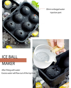 Molde de Silicona Personalizado para Hacer Bolas de Hielo, Bandeja para Cubitos de Hielo para Whisky - Product Image 5