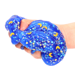 Stucco fornitore all'ingrosso del cielo stellato con la stella e la luna accessori stucco di cristallo elastico morbido - Product Image 4